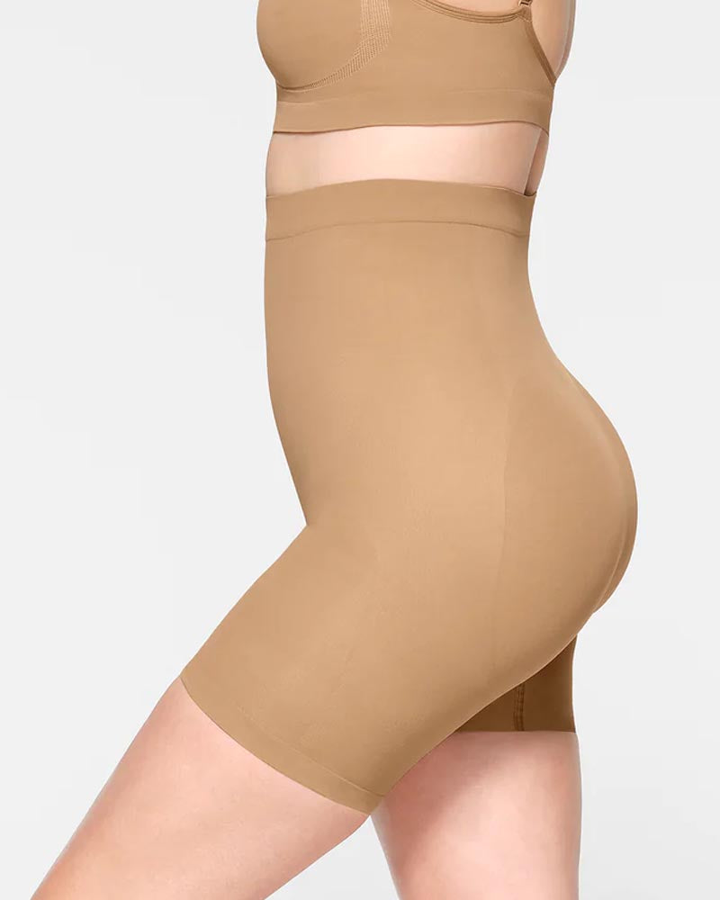 Shapshe® Seamless High Waist Tummy Tuck Shaping Shorts  - By Qivii