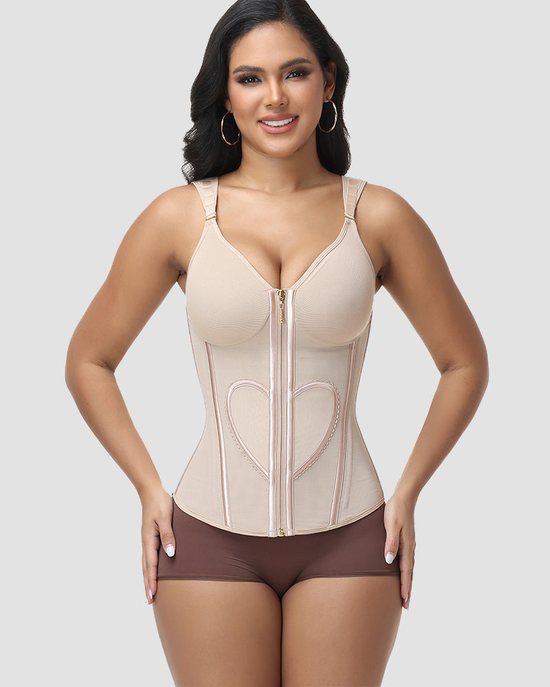 Shapshe® Fajas Colombianas Love Pattern Tummy Tuck Waist Trainer