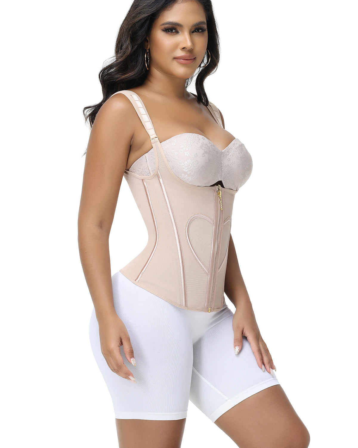 Shapshe® Fajas Colombianas Heart Pattern Tank Top Waist Trainer