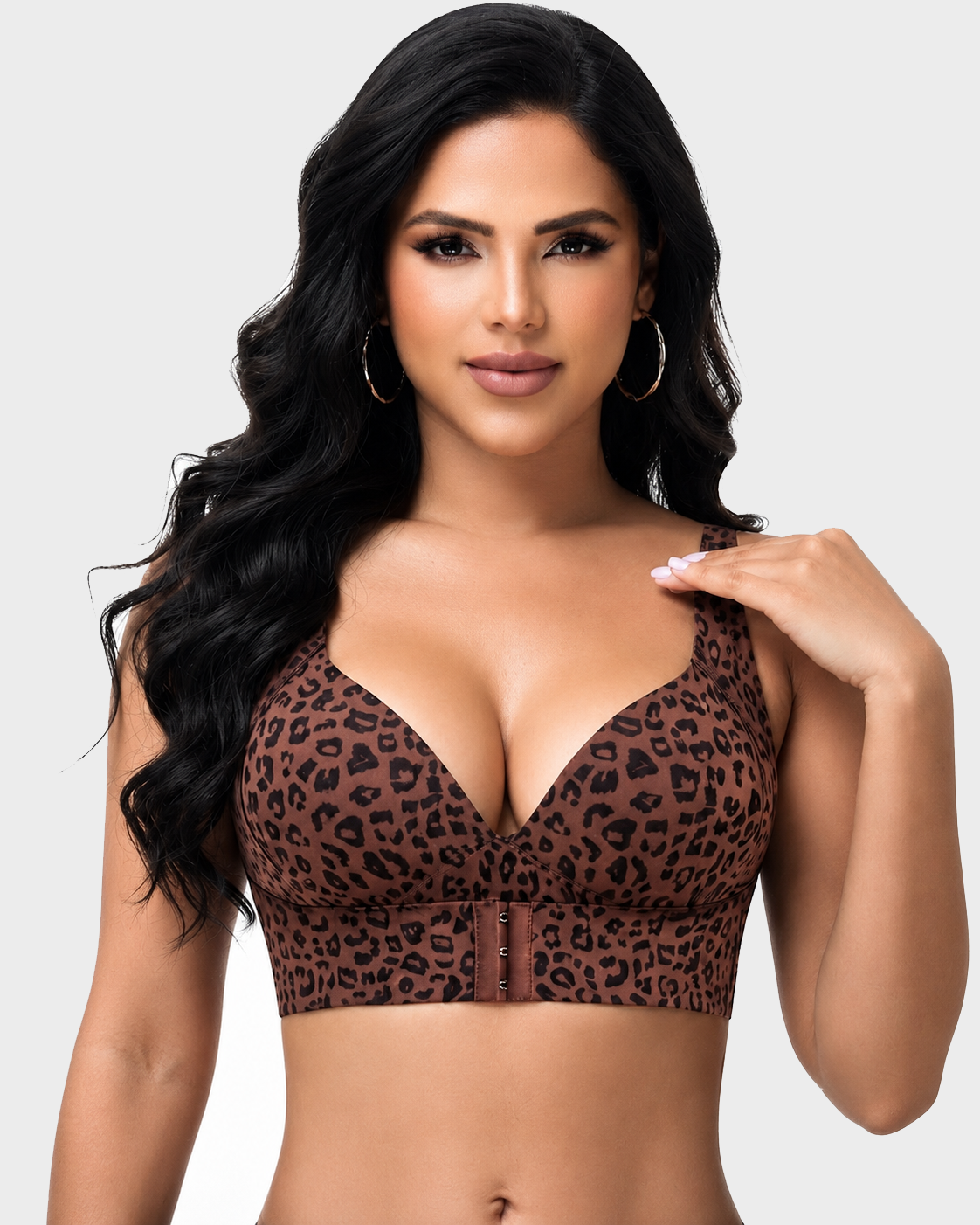 Posture Support Wireless Deep V Shaping Bra