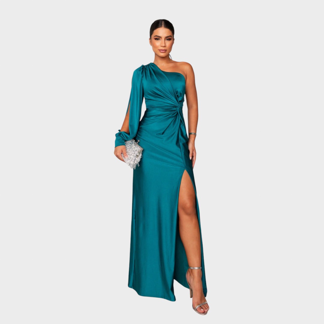 Laura - Elegante Maxi Jurk voor de Nacht  - By Qivii