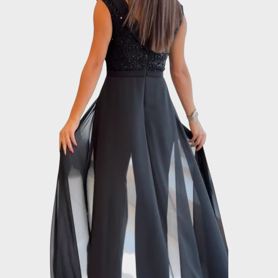 Lina - Elegante Nachtjumpsuit  - By Qivii