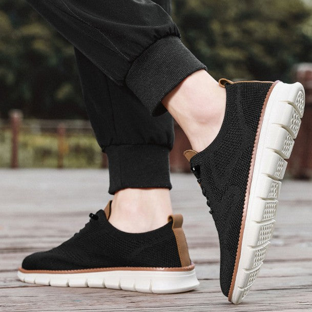 Men's AeroStitch Urban - Extended Fit Knit Mesh - Fashion Sneakers with Breathable Upper & Contrast Stitching