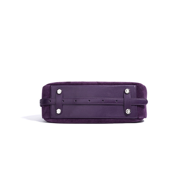 Ounamei Suede Leather Purse for women | Elegant Handbag, Crossbody & Shoulder Bag