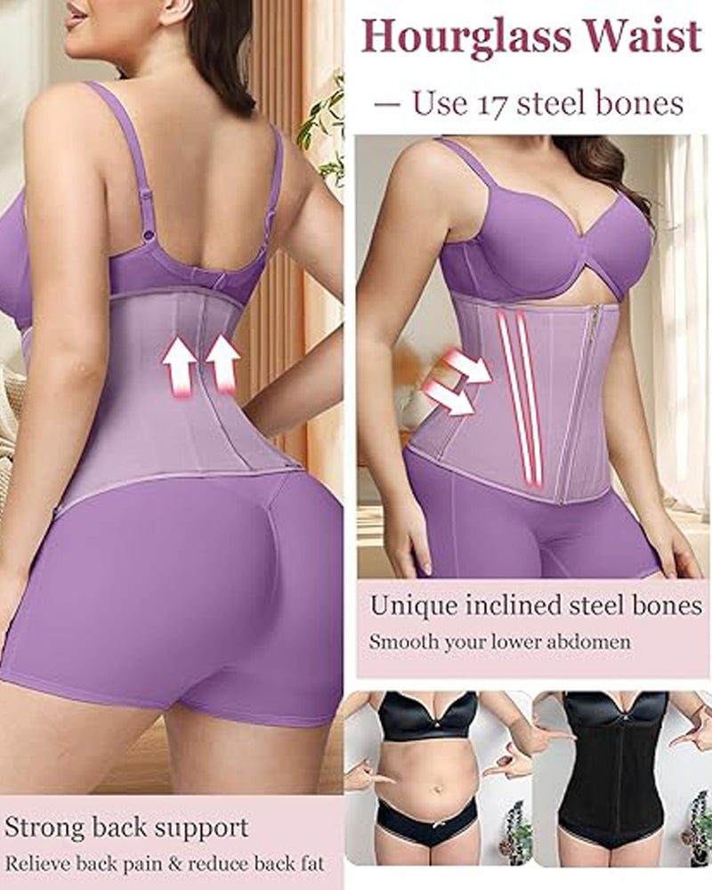 Shapshe® Zip & Breasted Body Shaper Tank Top Waist Trainer  - By Qivii