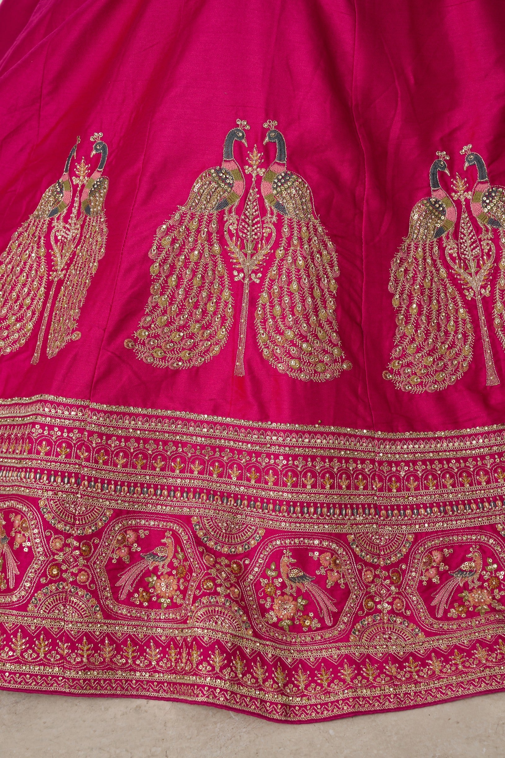 Elegant Embroidered Silk Lehenga Choli Set with Dupatta