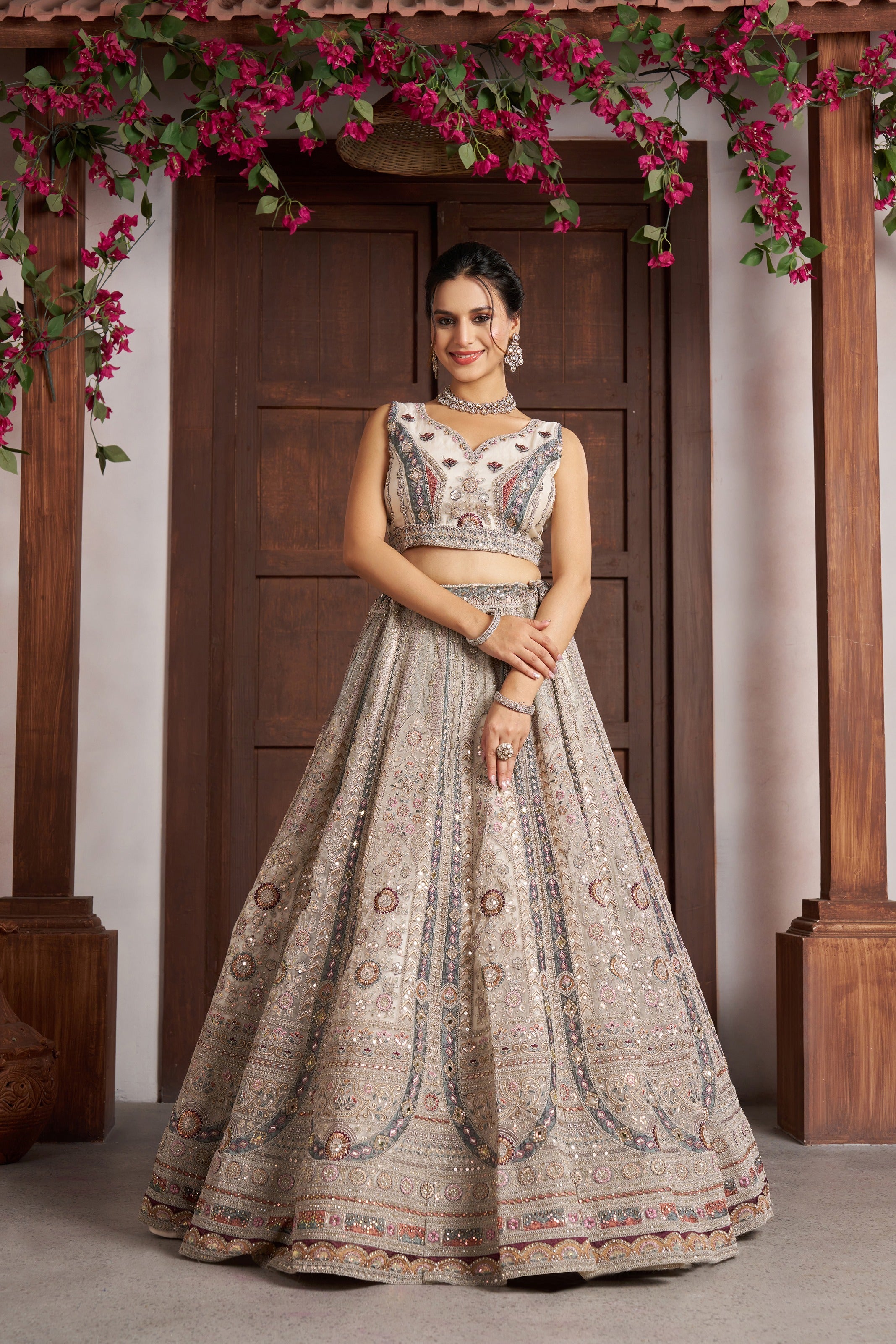 Elegant Pastel Heritage Lehenga Collection
