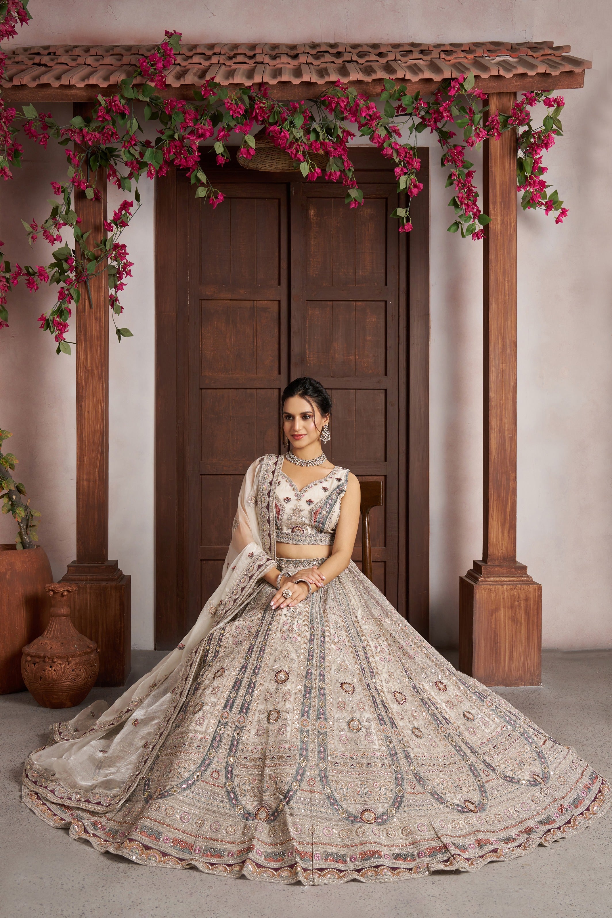 Elegant Pastel Heritage Lehenga Collection