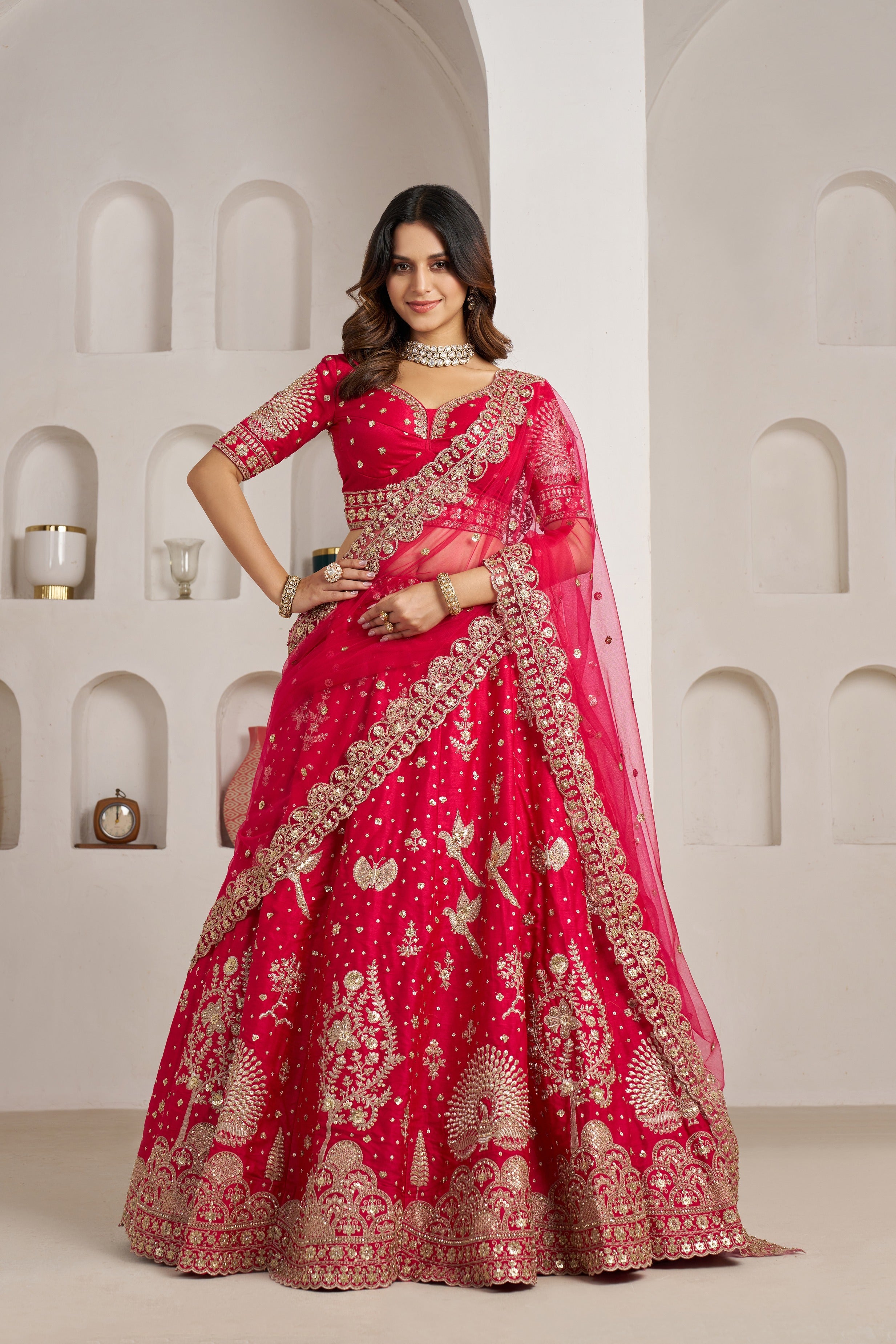 Designer Heavy Embroidered Wedding Lehenga Choli Collection