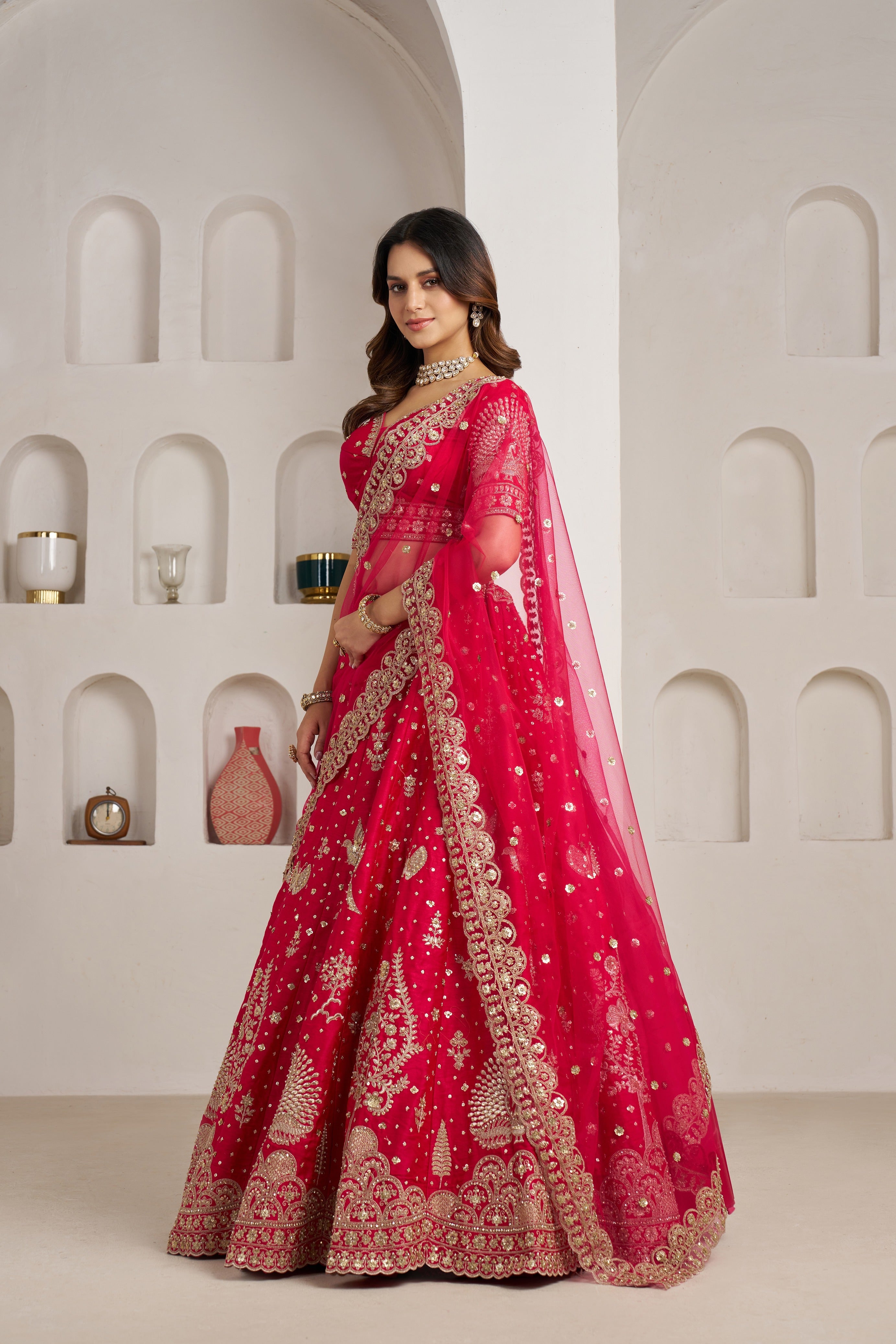 Designer Heavy Embroidered Wedding Lehenga Choli Collection