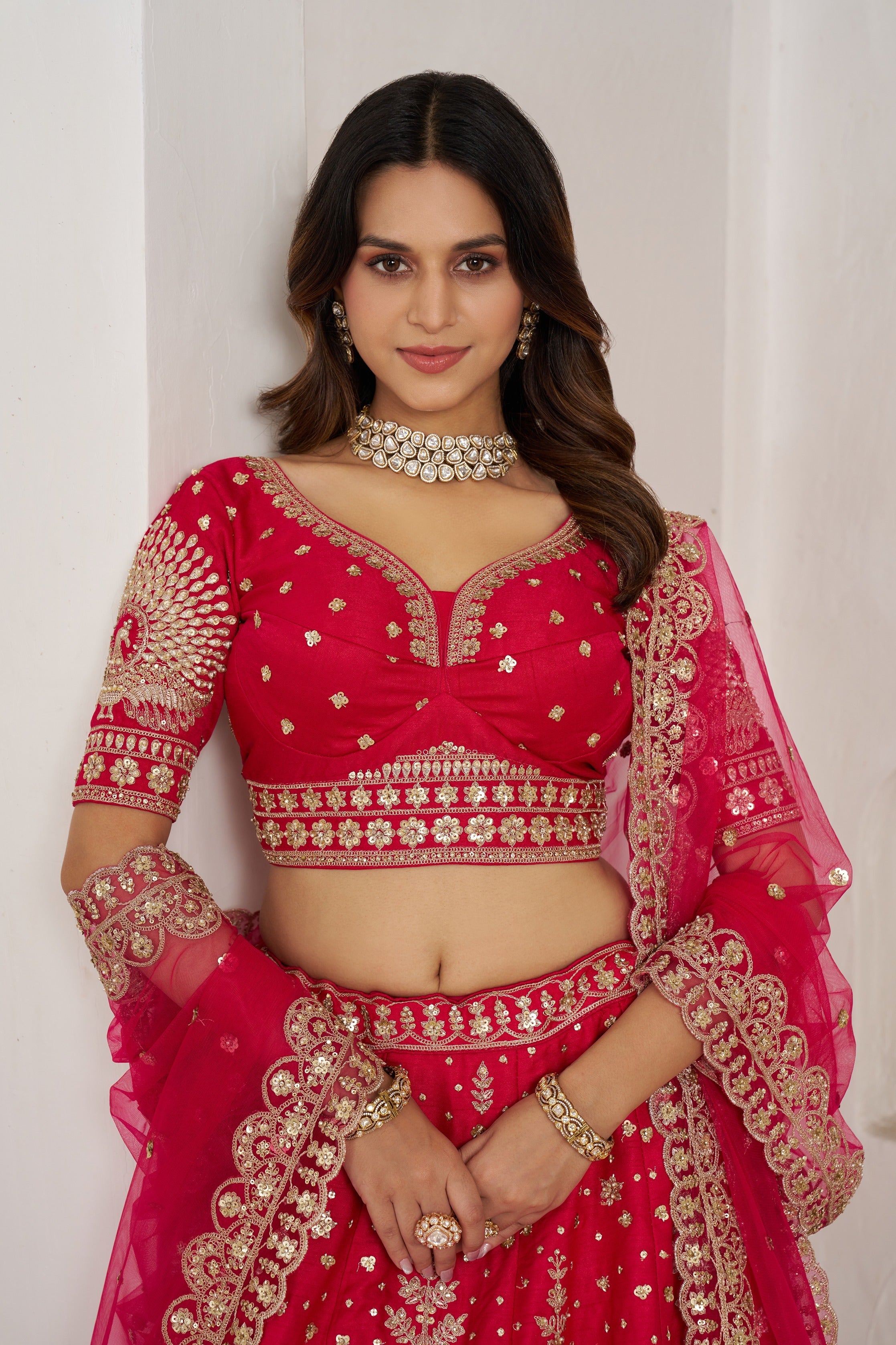 Designer Heavy Embroidered Wedding Lehenga Choli Collection