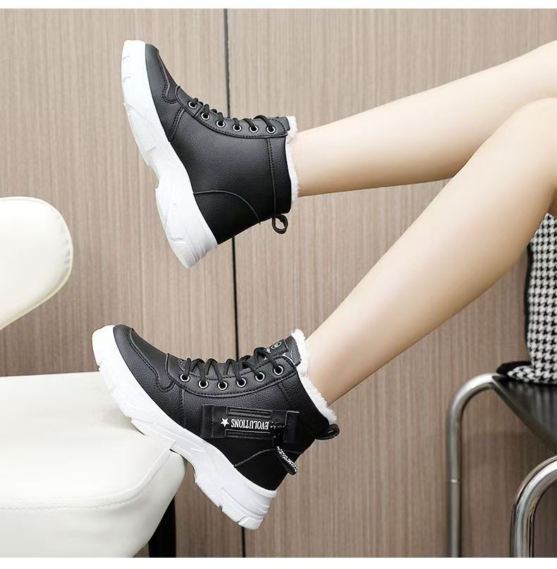 Women's Alpine Waterproof Winter Boots - Fleece-Lined Combat Snow Boots with Non-Slip Lug Sole (US 4-8.5)