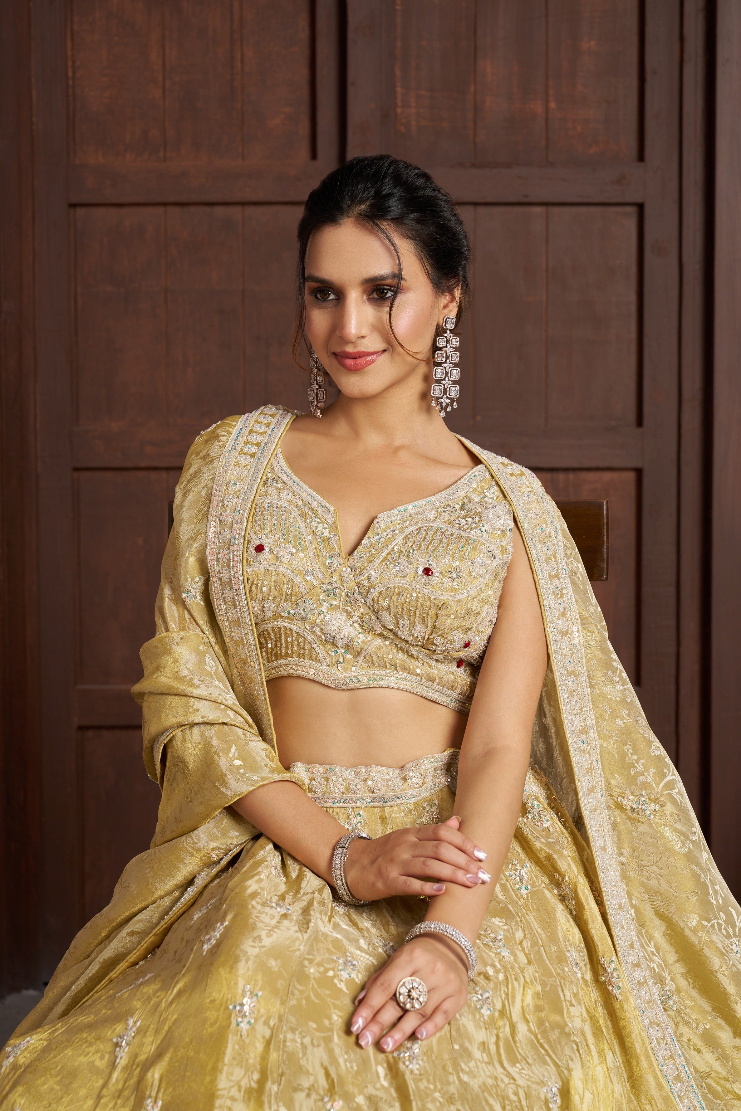 Regal Embroidered Designer Lehenga Set with Dupatta