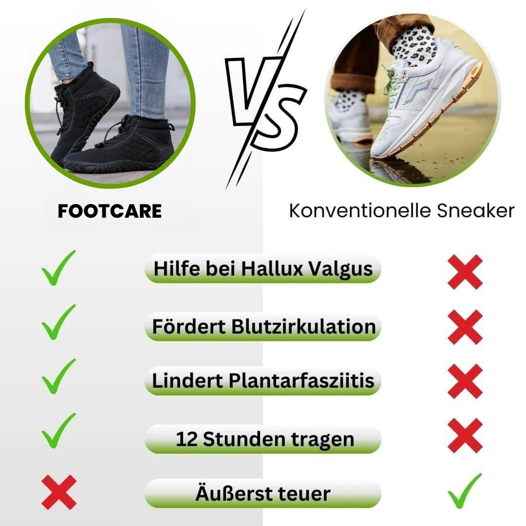 FootCare - Schmerzlindernder & wasserfester Barfußschuh für maximalen Komfort  - By Qivii
