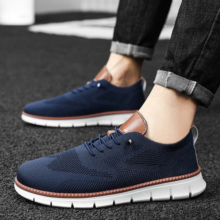 Men's AeroStitch Urban - Extended Fit Knit Mesh - Fashion Sneakers with Breathable Upper & Contrast Stitching