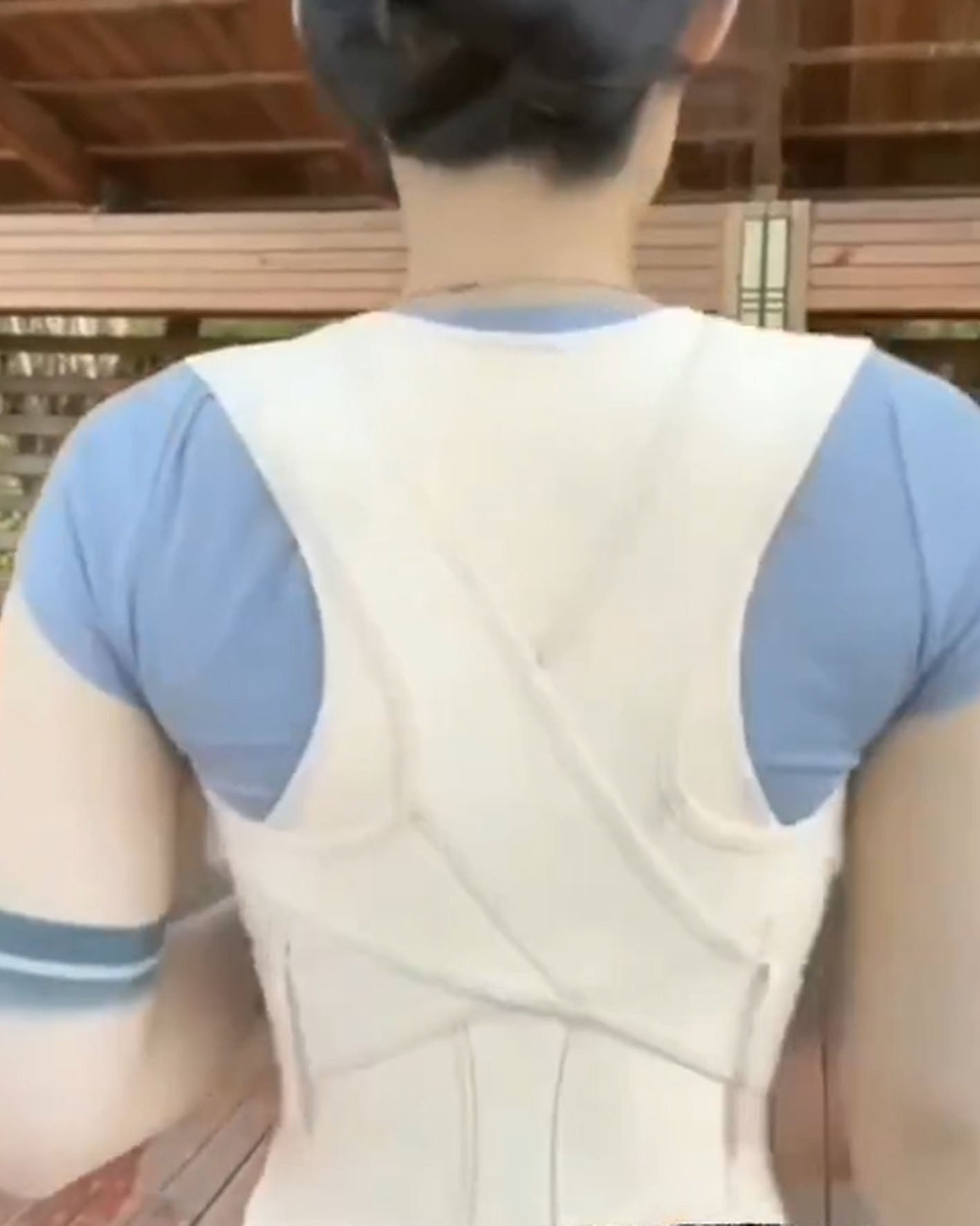 Shapshe® Adjustable Breathable Nude P Back Posture Correction  - By Qivii