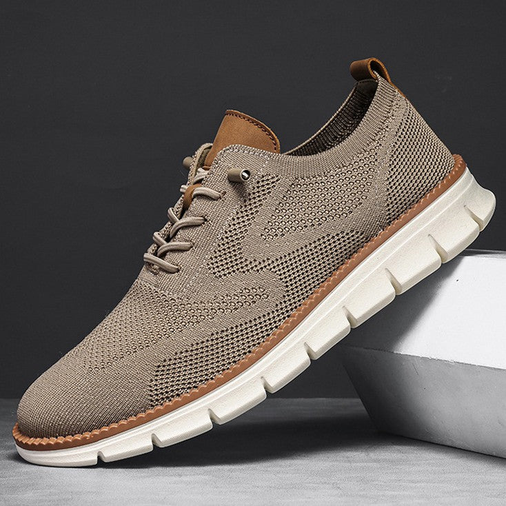 Men's AeroStitch Urban - Extended Fit Knit Mesh - Fashion Sneakers with Breathable Upper & Contrast Stitching