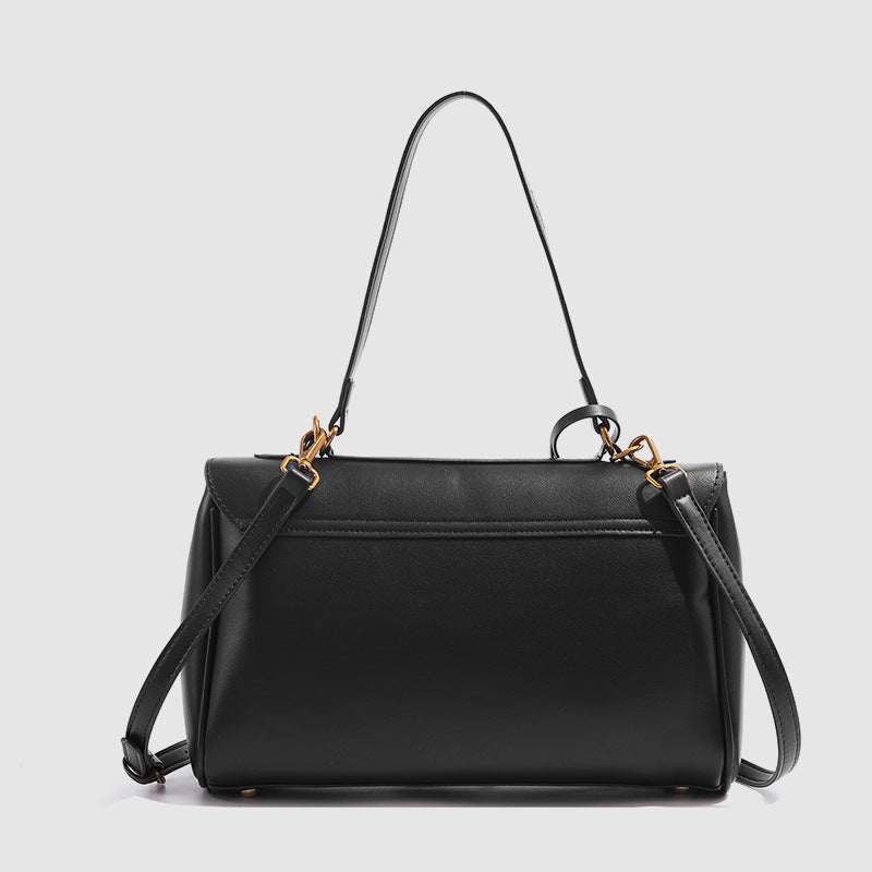 Women's Modern French Tote Bag – Lightweight Structured Purse with Hidden Zip Pockets