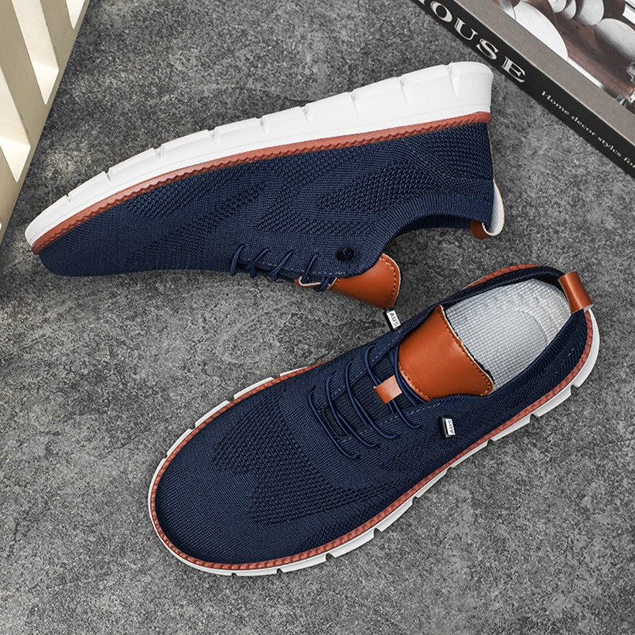 Men's AeroStitch Urban - Extended Fit Knit Mesh - Fashion Sneakers with Breathable Upper & Contrast Stitching