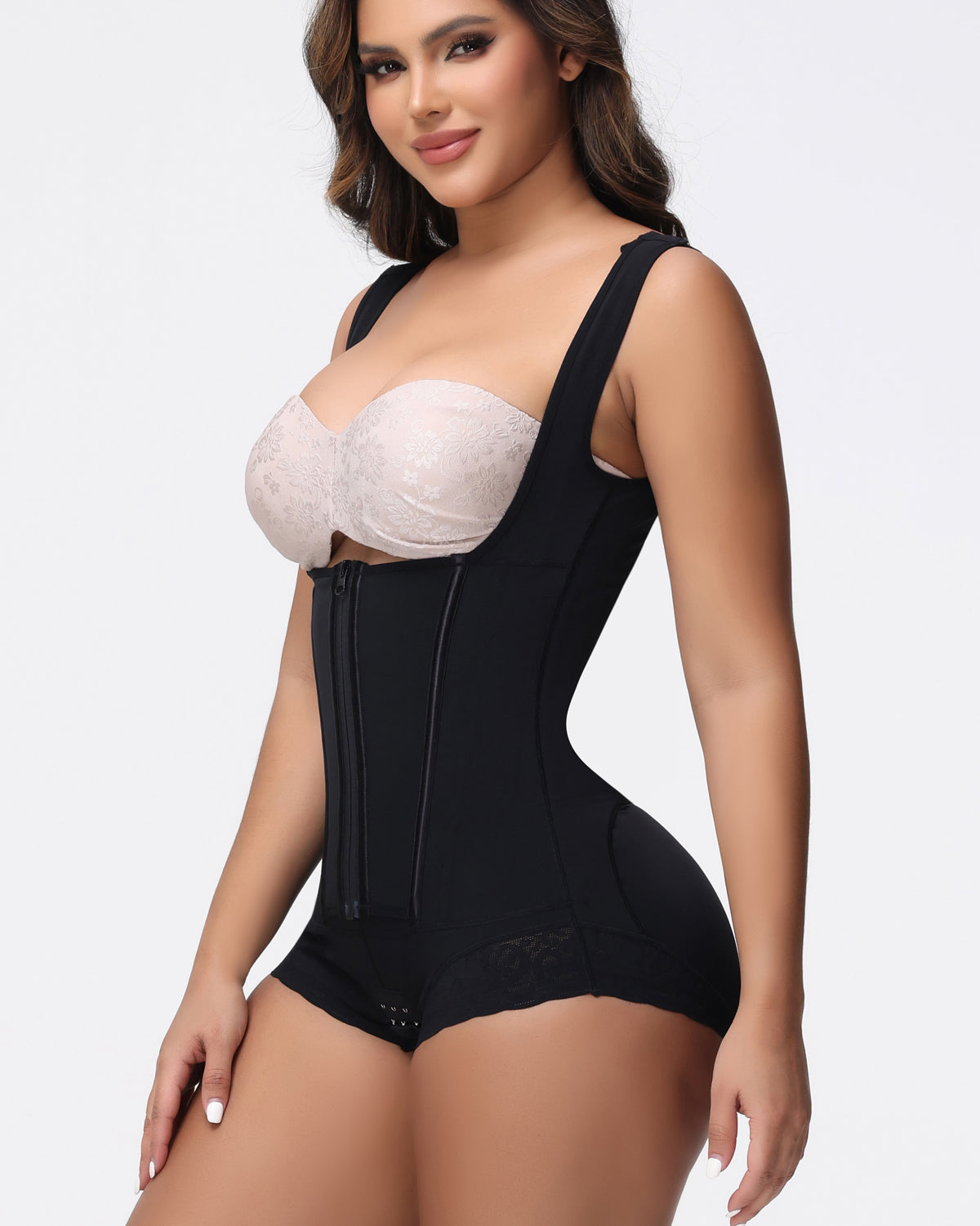 Shapshe® 2 In 1 Corset Shapewear Tummy Control Open Bust Fajas Colombianas  - By Qivii