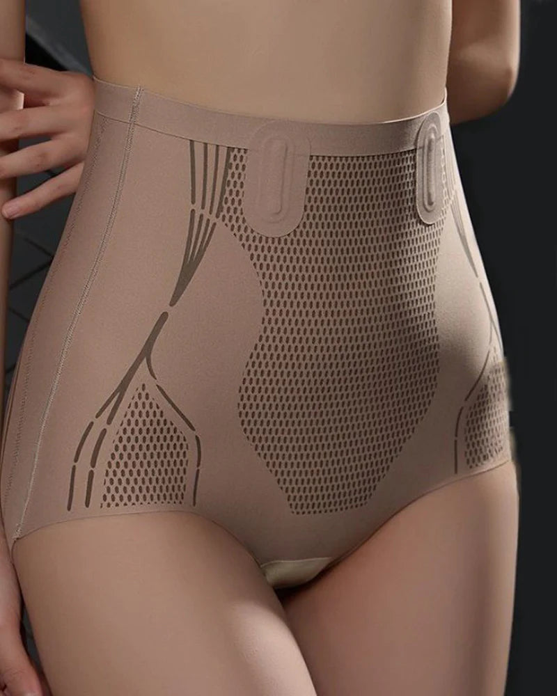 Slimming High Waist Tummy Control Butt Lifting Graphene Fiber Magic Shapewear Panties  - By Qivii