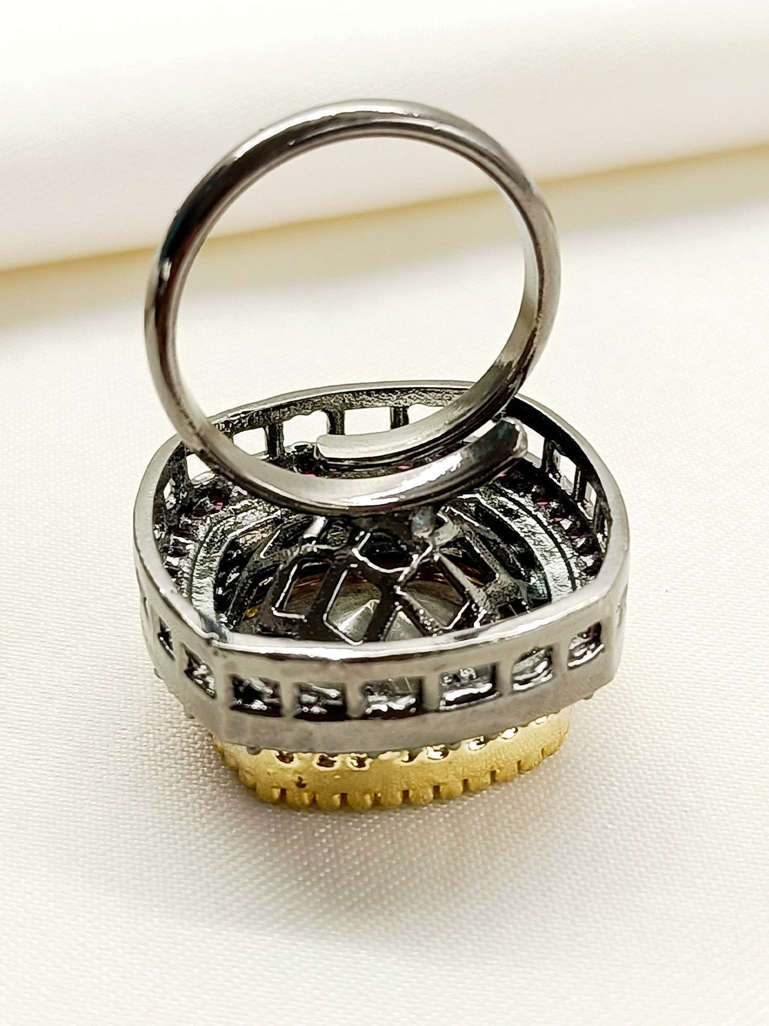 Wazeera Ruby Victorian Finger Ring