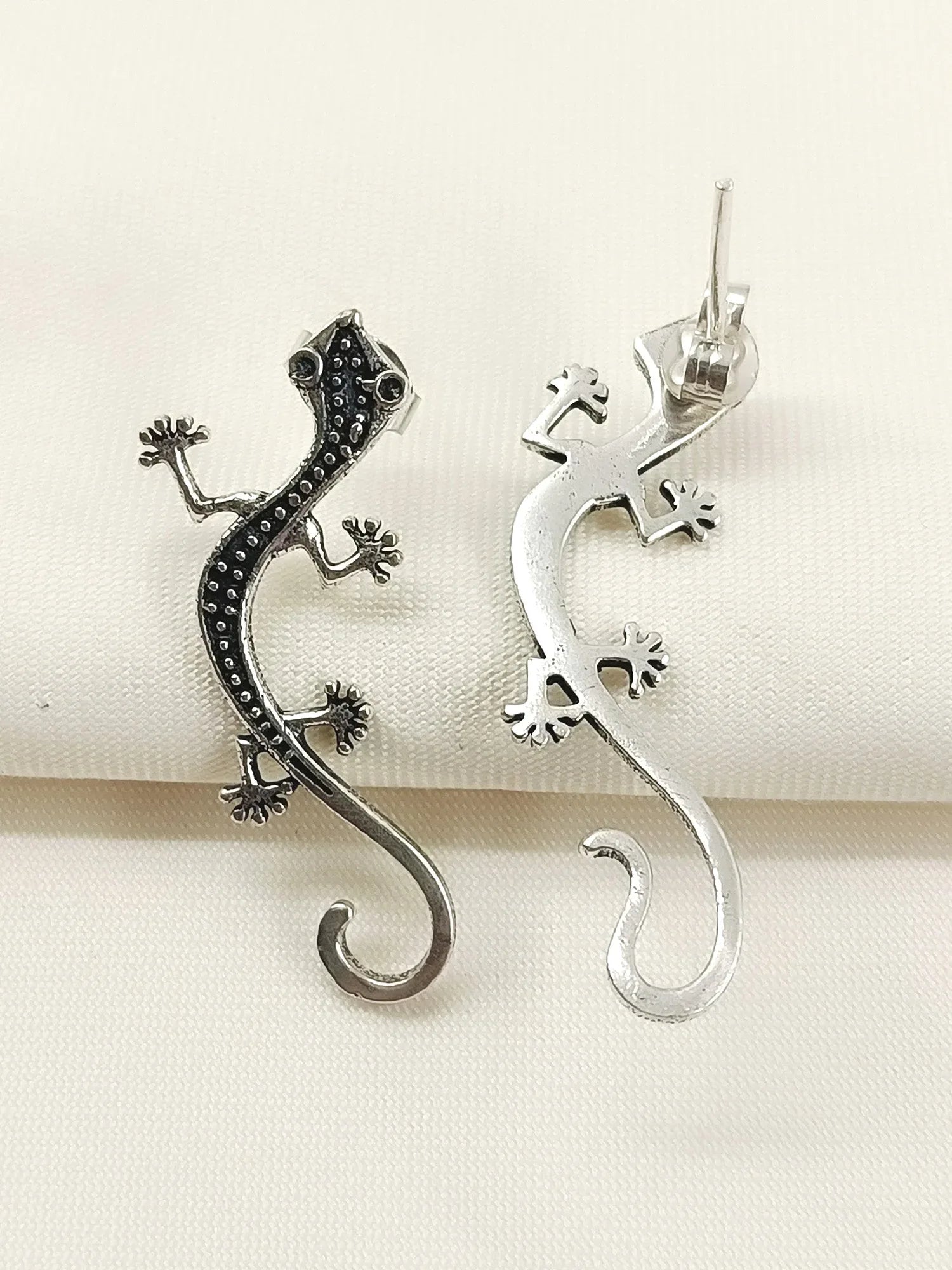 Navya Silver Western Earrings
