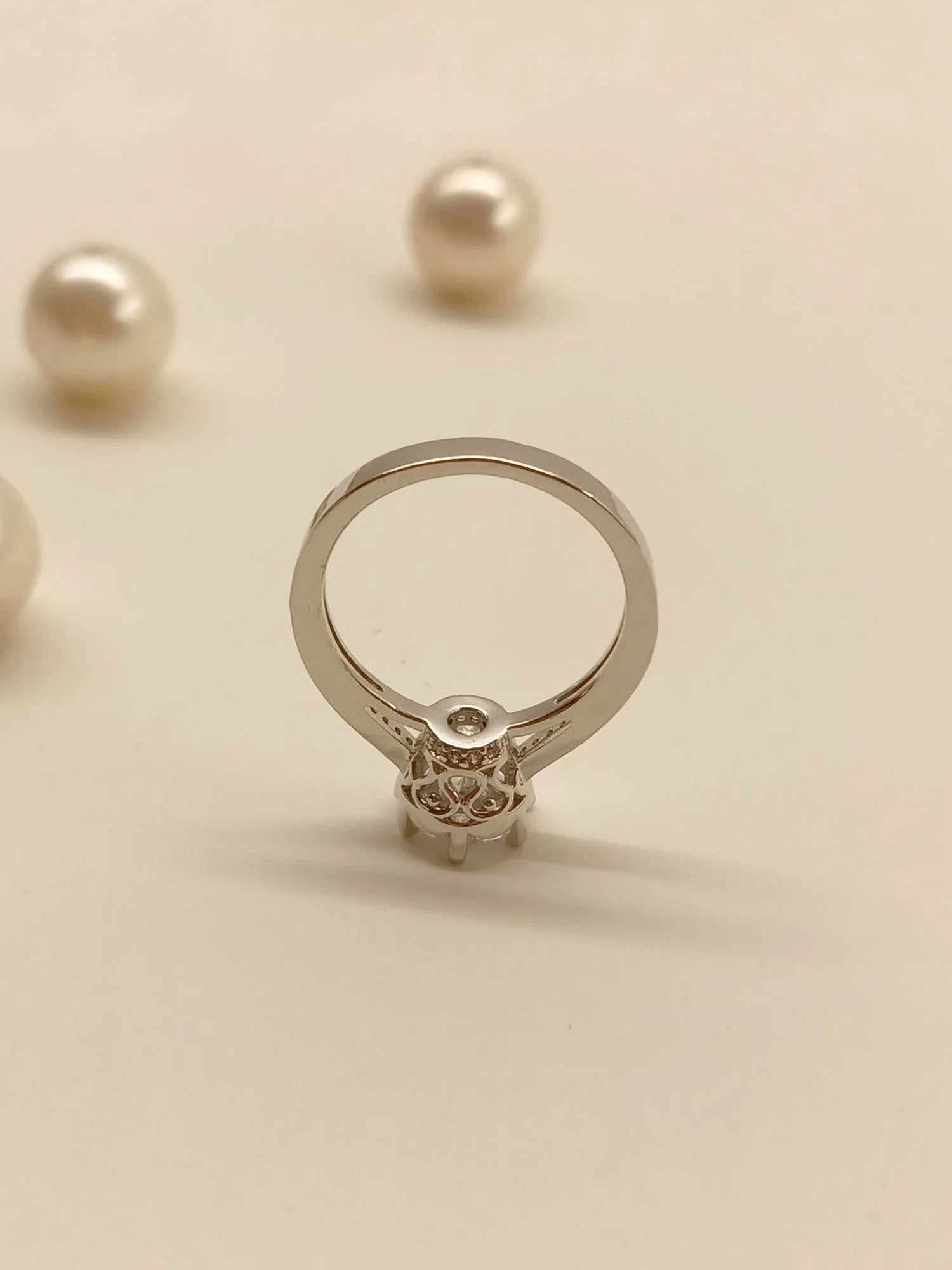 Sneha White American Diamond Finger Ring