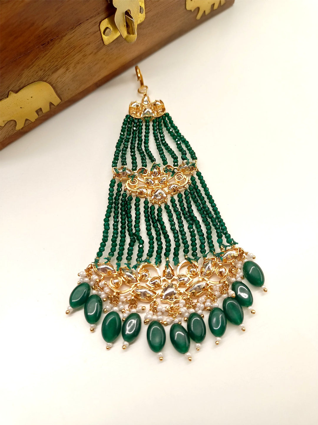 Roop Green Kundan Passa