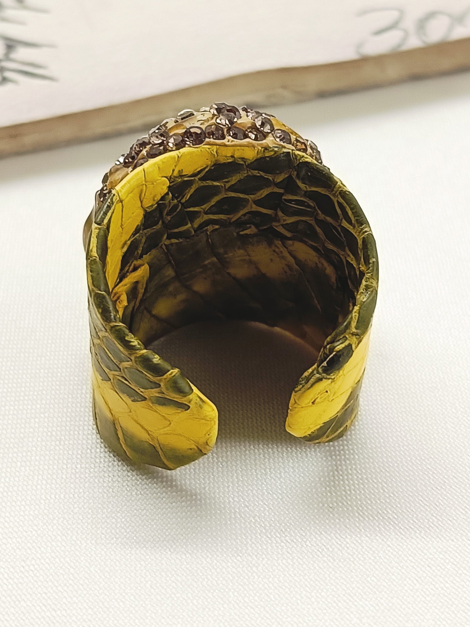 Saniya Yellow Western Finger Ring