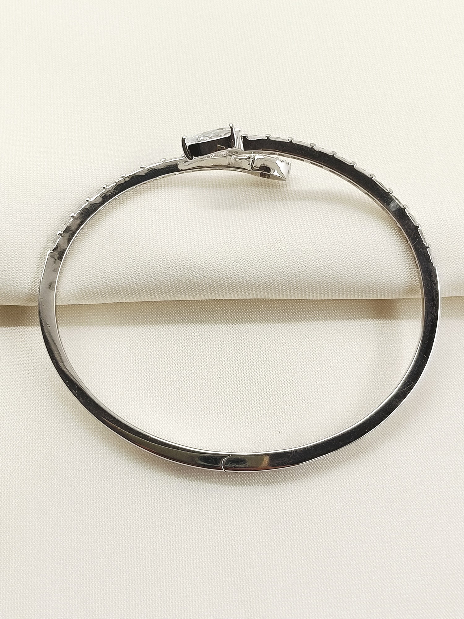 Adrika White American Diamond Bracelet