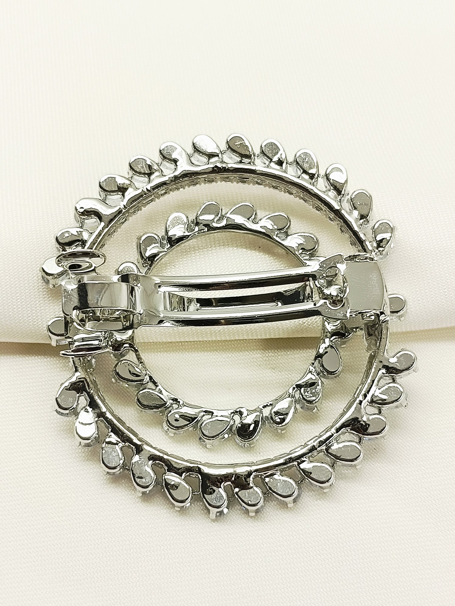 Juniper Silver Hair Clip