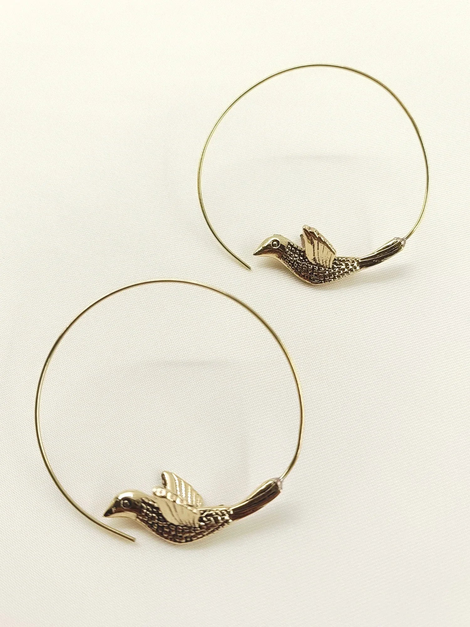 Anugya Golden Western Earrings