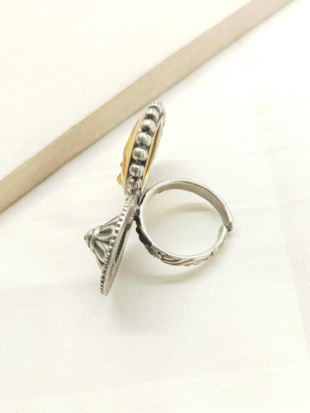 Sabella Multi Colour Oxidized Finger Ring