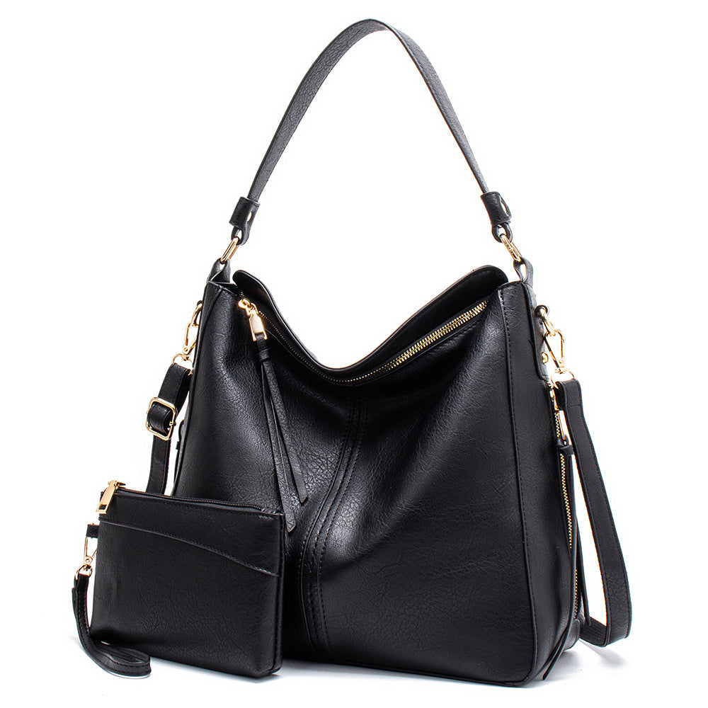 Ounamei Vegan Leather Hobo Tote Bag for Women | Large Capacity Shoulder Handbag with Adjustable Crossbody Strap