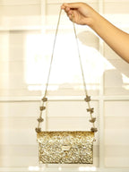 Kohinoor Golden Evening Clutch