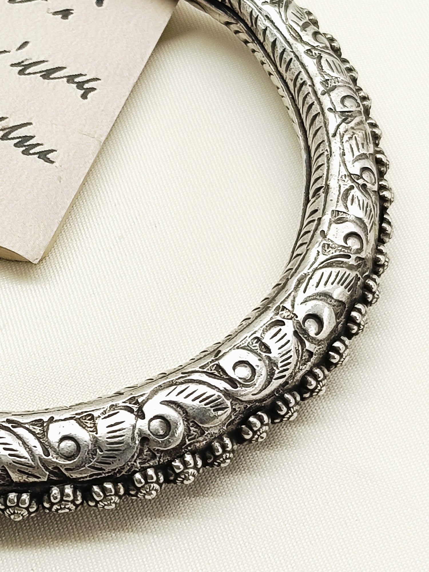 Anaya Oxidized Silver Anklet [Price Is For Single Piece]