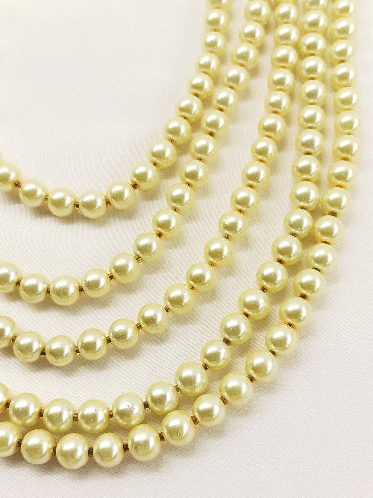 Jeevan Off White Groom Beads Neckpiece