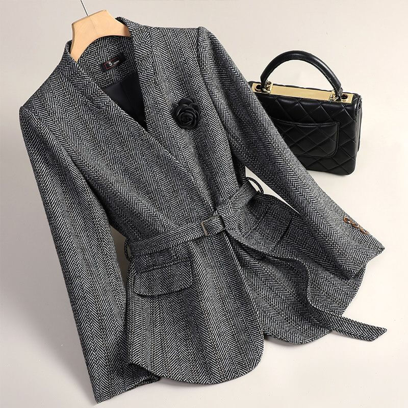 Seraphine Couture Wool Blazer  - By Qivii