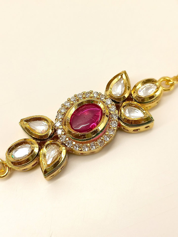 Azalea Delicate Ruby Kundan Bracelet