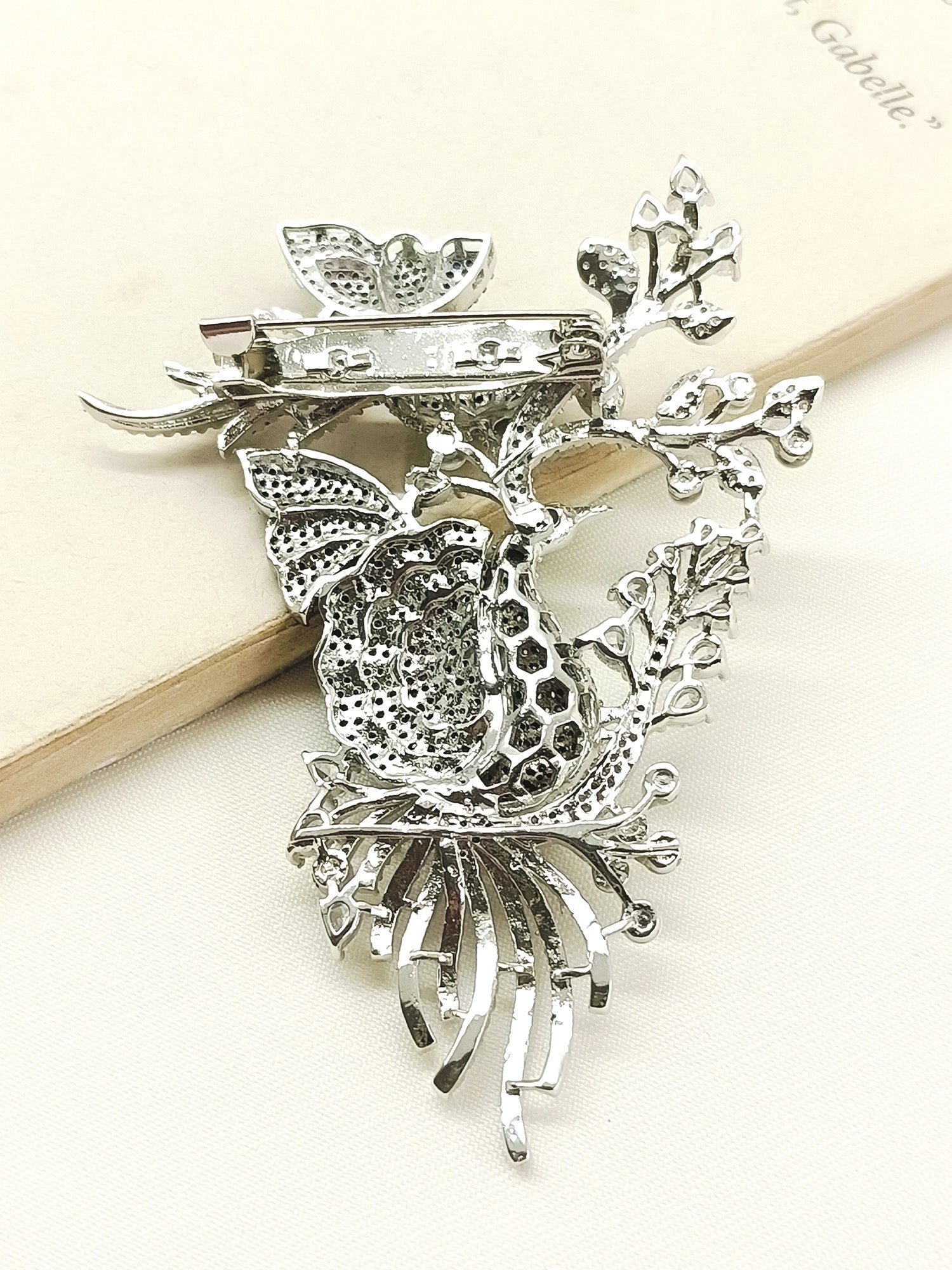 Shrishti Multi Colour Peacock Brooch