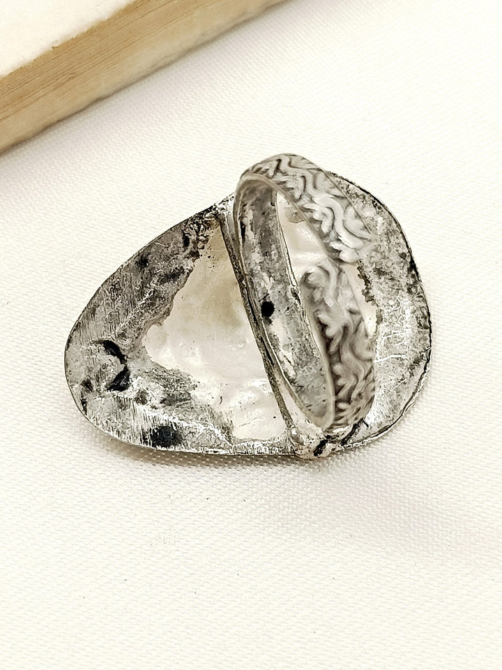 Amara Silver Tribal Finger Ring