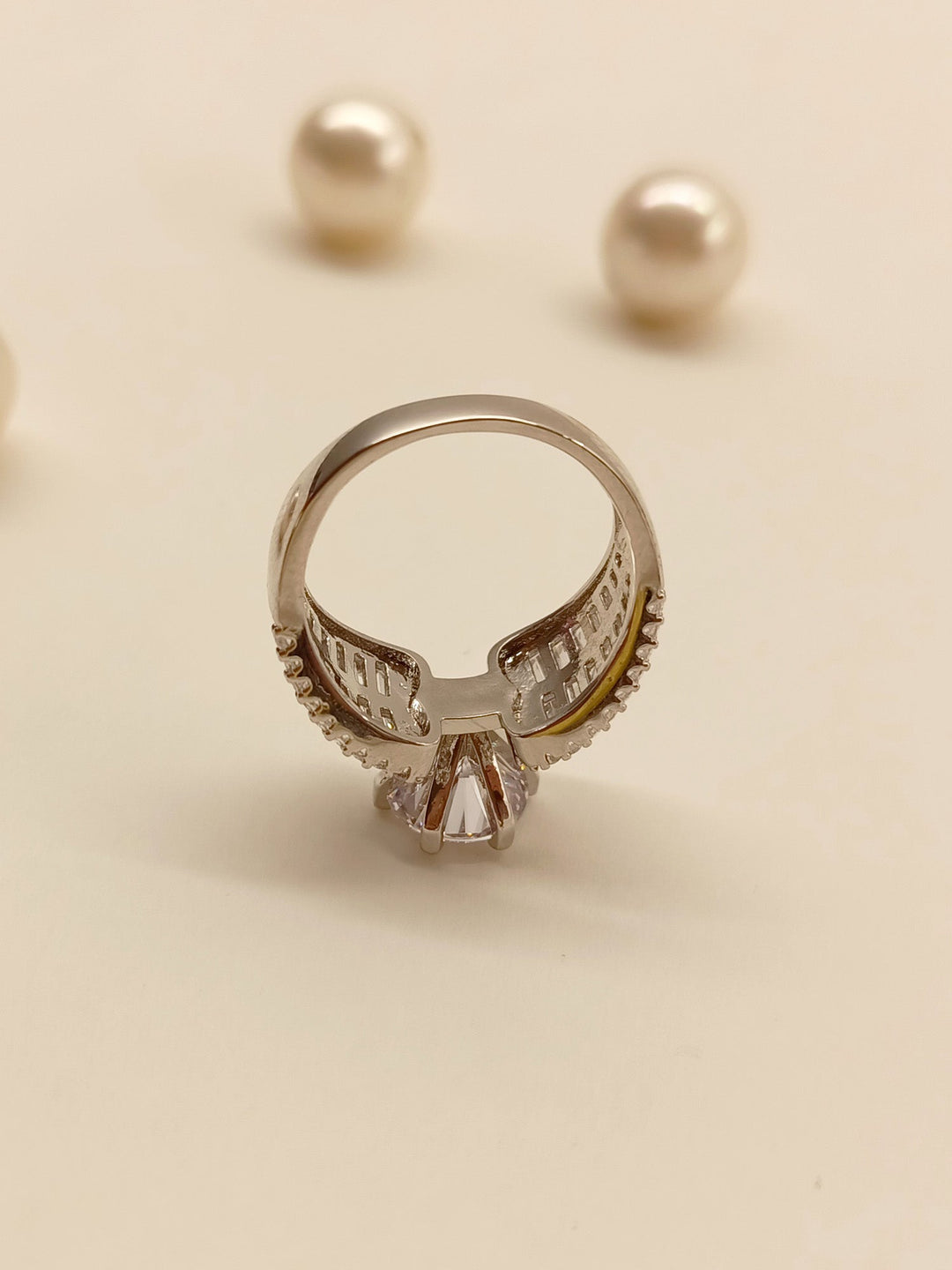 Elegant Uzma American Diamond Finger Ring featuring high-quality craftsmanship