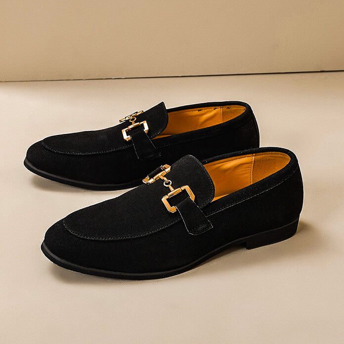 Massimo Heritage Suede Loafers  - By Qivii