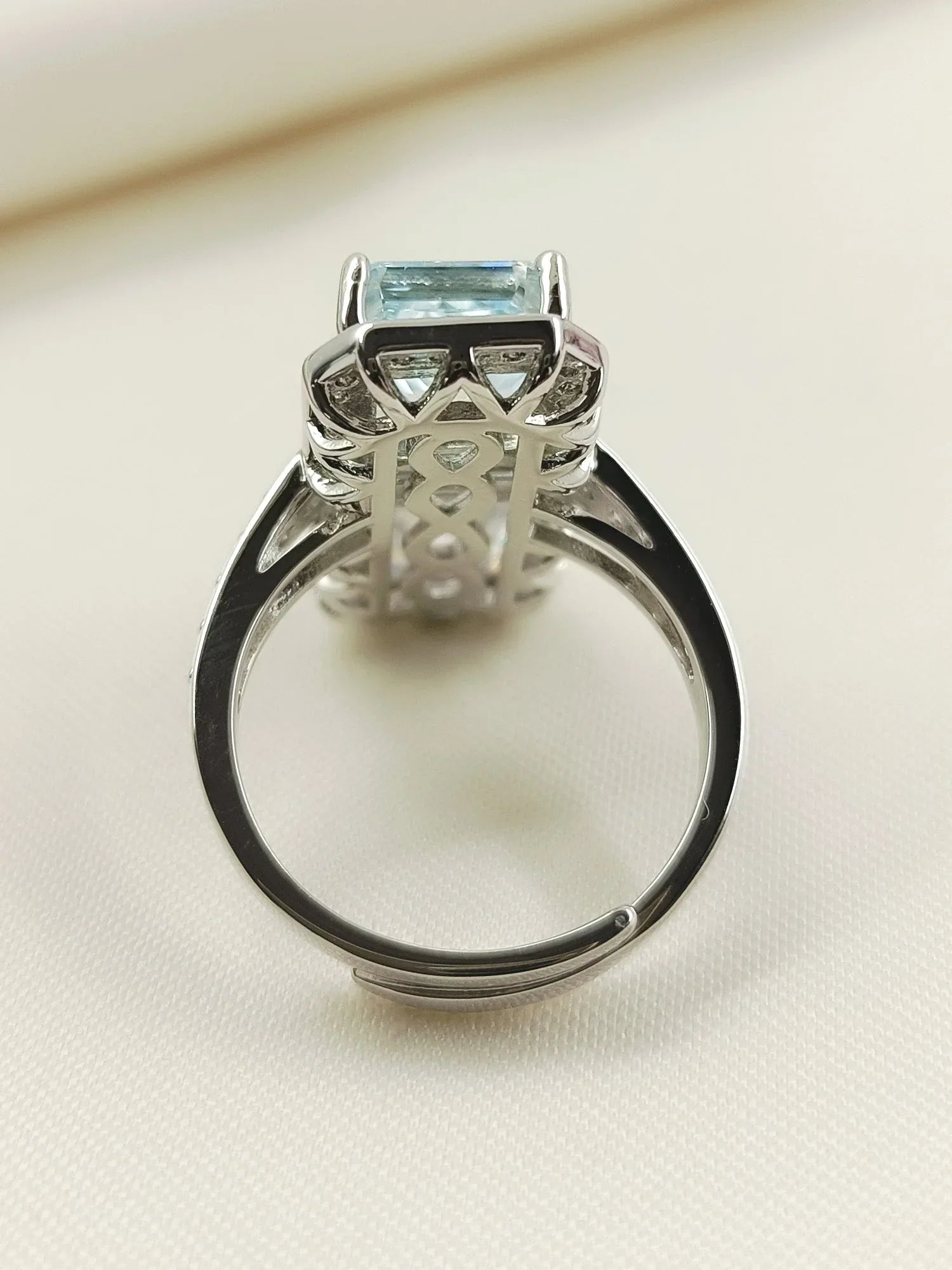 Anjum Firozi American Diamond Finger Ring