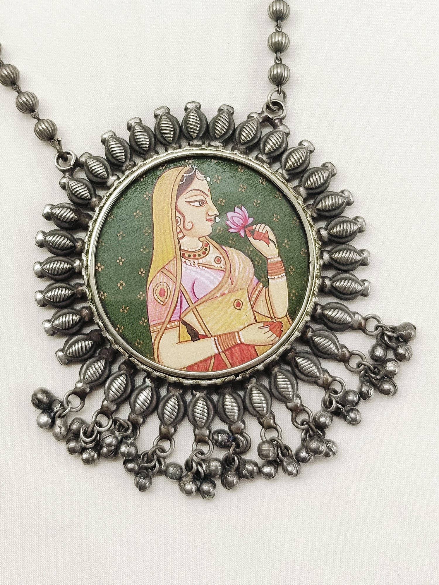 Qirat Multi Colour Oxidized Neckpiece