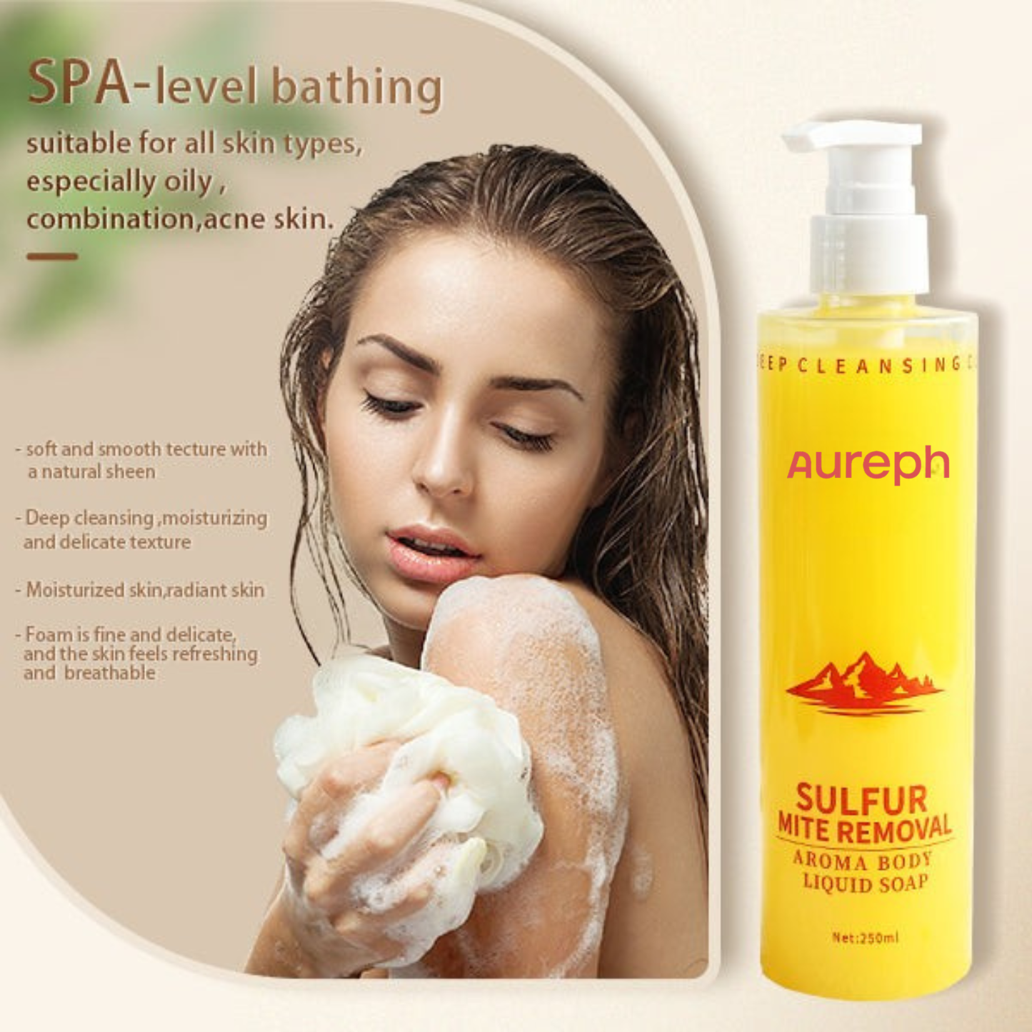 All-in-One Sulfur Body Wash & Shampoo