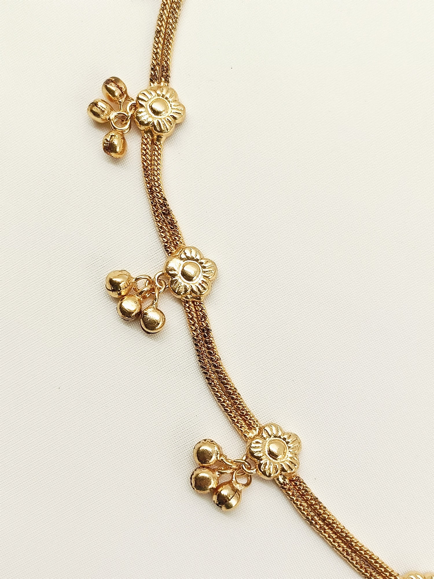 Simar Golden Antique Waist Belt/kamar Bandh