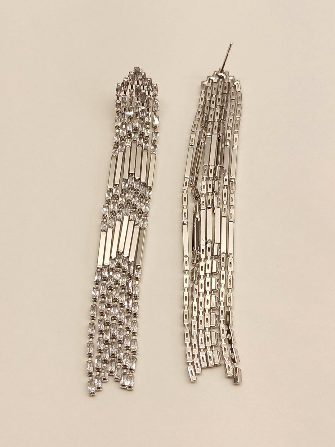 Lila Silver Plating Western Earrings