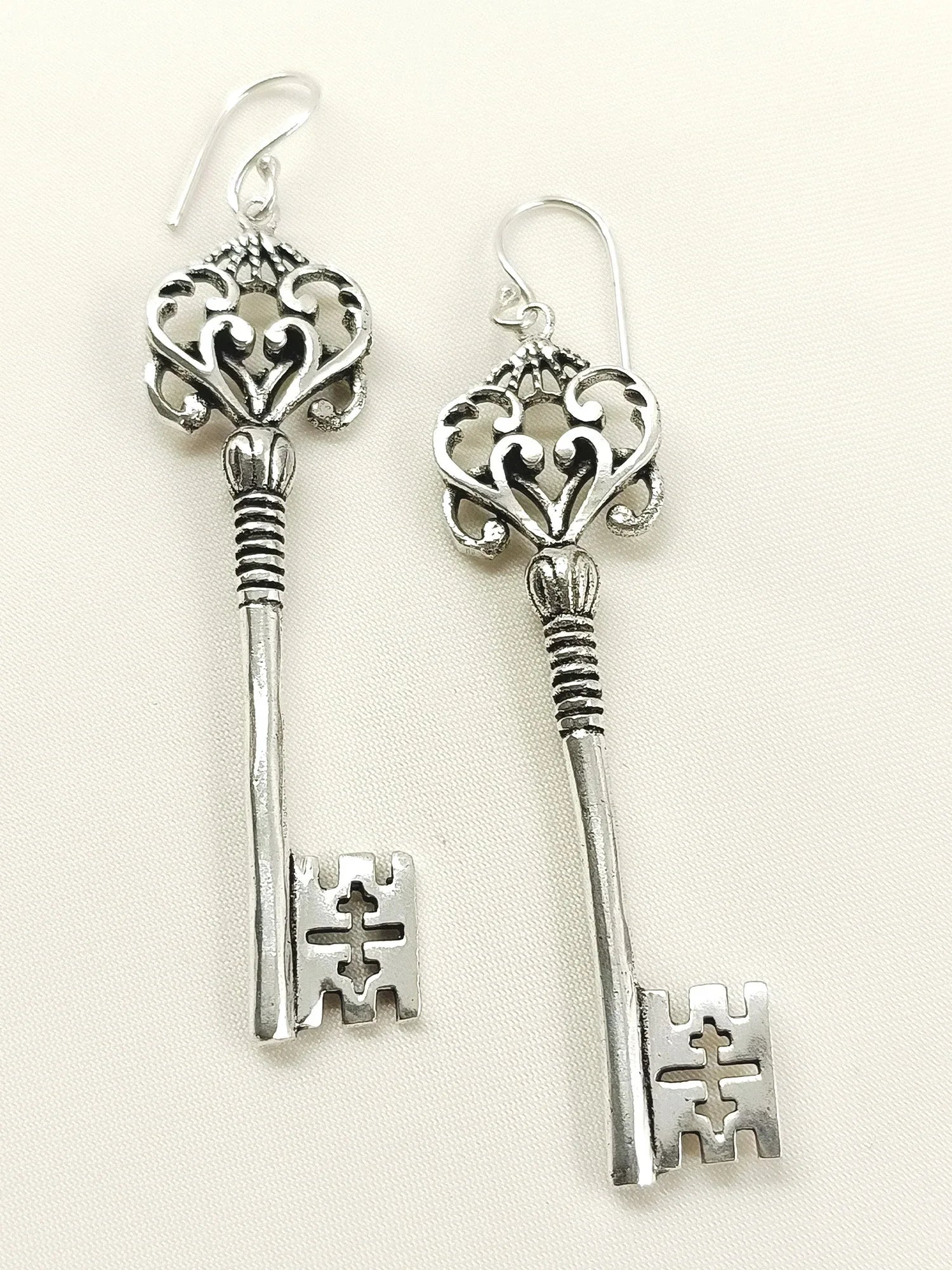 Jivanta Silver Western Earrings